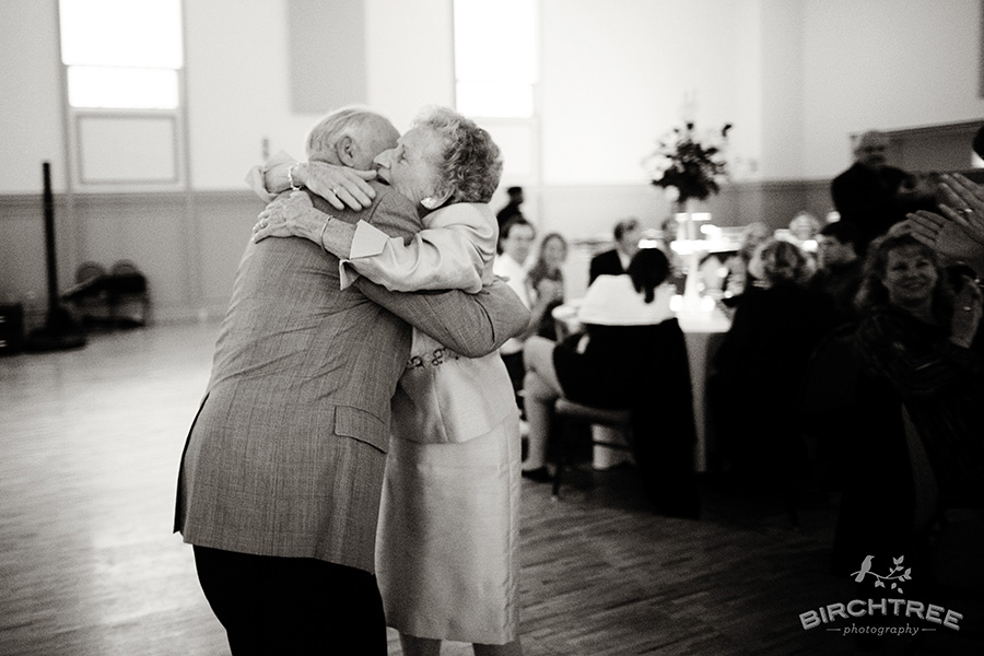 old couple dancing together