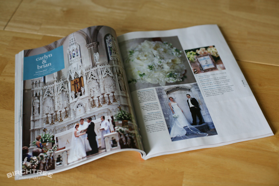 pittsburgh wedding photos featured in the knot pennsylvania magazine