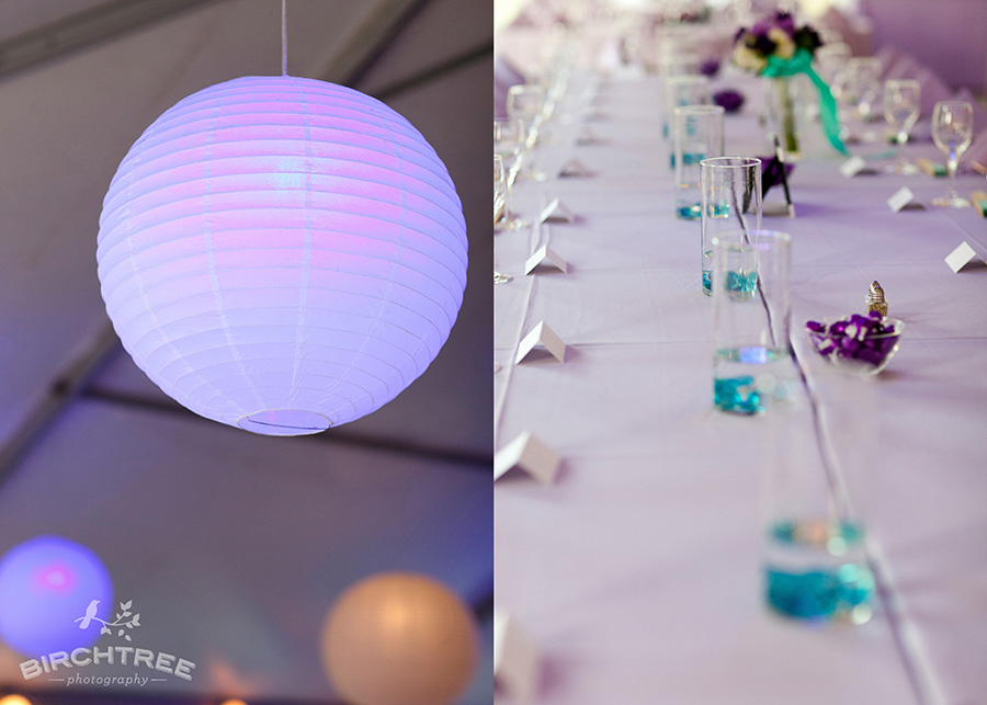 Purple and Teal Wedding Details Real Wedding Style